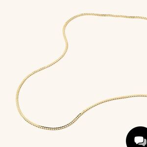 Mejuri Serpentine Chain Necklace 14k yellow gold